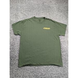 Graybeard Waterman Shirt Men Large Green Fishing Ocean Beach Outdoor Graphic Tee